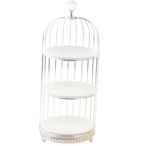 <b>Birdcage</b> Rack Cake Stand Cupcake Stand for Table Centerpiece Birthday <b>Decor</b> 3 layer Kitchen Dining & Bar Cake Stand - Product Image 1