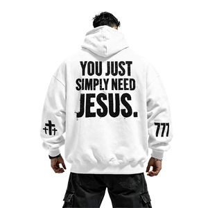 Sweat à capuche zippé en molleton 100% coton 430 g/m² coupe classique, anti-plis, séchage rapide, pour l'hiver, streetwear et sport, blanc - Product Image 3