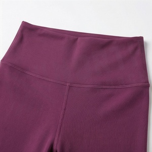 Pantalons de yoga sans couture de haute qualité à taille haute avec poches, leggings de fitness pour femmes, extensibles dans quatre directions, couleur personnalisable - Product Image 4