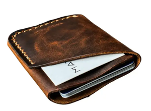 Artha - Porta Pasaportes de Viaje de Cuero Crazy Horse de 5 Pulgadas con Cierre, Diseño Nuevo, Estilo Nacional, Ranura para Tarjetas de Crédito, Logotipo Personalizado - Product Image 2