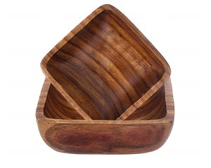 Fruteros Decorativos para Mesa de Salón, Tazones de Madera Curvados Grandes Hechos a Mano, Precio de Fábrica - Product Image 5