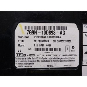 Module de commande Bluetooth XF X250 2007-2011 d'occasion ORIGINAL 7G9N10D893AG - Product Image 4