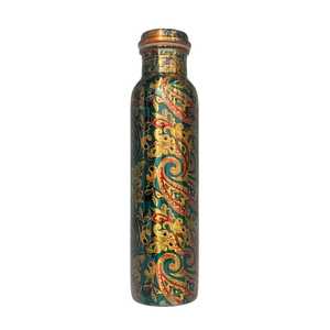 High Quality Pure Copper Eco-Friendly <b>Water</b> <b>Bottle</b> with Lid and Screw-On Cap <b>Personalized</b> for Back to School Use - Product Image 4