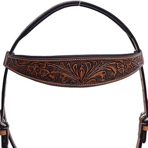 Bridas para Caballos Ajustables a Precio de Mayoreo, Bridas de Entrenamiento Ecuestre Occidental con Banda Nasal Cómoda - Product Image 3