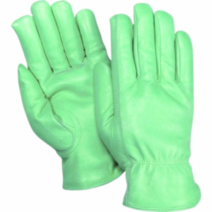 Gants de conduite en cuir de chèvre de qualité supérieure, doux et confortables, résistants, pour la protection personnelle et la sécurité des mains - Product Image 3