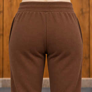 Pantalones Deportivos Casuales para Mujer, Corte Holgado, Pierna Ancha, Estilo Moderno, Cintura Alta, Largo hasta el Tobillo, con Franja Lateral - Product Image 5