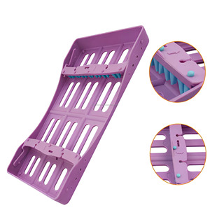 Bandeja de esterilización dental autoclavable para 7 instrumentos, diseños personalizados para clínicas dentales, proveedor mayorista - Product Image 1