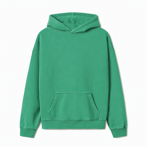 Sweat-shirt à capuche oversize pour homme, avec poche en polaire perlée, vêtement d'hiver décontracté, coupe classique, personnalisable - Product Image 6
