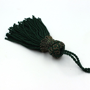Petits pompons en coton argenté de 2 cm, écologiques, avec épingle de sûreté, pour la fabrication de bijoux, pendentifs Mala de yoga, fournitures de bricolage, badges - Product Image 3