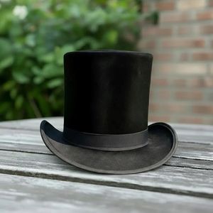 Sombrero de Copa Negro Clásico Hecho a Mano, Estilo Victoriano, para Cosplay, Steampunk, Vaquero del Oeste, Proveedor OEM, Venta al Por Mayor - Product Image 3