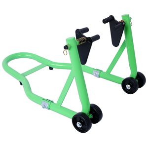 Supporto per moto da 1000LB moto Sport Bike anteriore e posteriore sollevamento forcellone Paddock Stand nero U verde - Product Image 4