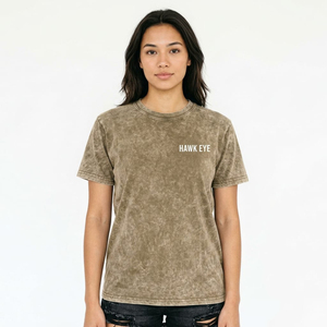 Camiseta de algodón grueso 100% algodón, popular, de alta calidad, con lavado ácido, para mujer. - Product Image 1