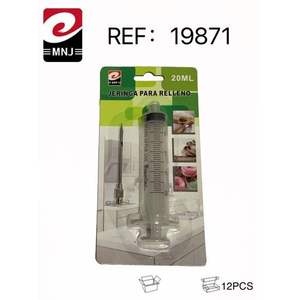 Jeringa de Plástico de 20 ml, Herramienta para Repostería y Pastelería - Product Image 2