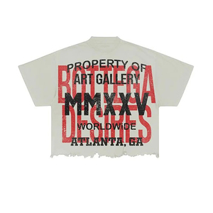 T-shirt de luxe de marque pour homme, vêtements de rue de haute qualité, impression DTG, streetwear, t-shirts graphiques vintage, t-shirt oversize uni pour homme - Product Image 4