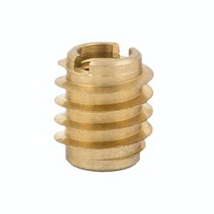 Inserts filetés en laiton à fente, écrous autotaraudeurs à fente pour plastique, bois et métaux mous, douilles filetées intérieures - Product Image 6