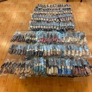 Lot de couteaux de chasse Damas mixtes avec étui – Livraison immédiate, stock disponible, vente en gros uniquement, option de sélection et d'assemblage de couteaux - Product Image 3