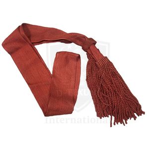 Cinta Decorativa con Borlas Rojas para Uniformes, con Doble Fleco, para Uso Ceremonial, OEM - Product Image 3