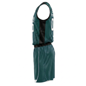 Uniformes de basket-ball pour hommes personnalisés de haute qualité en vente, imprimés par sublimation, vêtements de sport grande taille, logo personnalisé, polyester - Product Image 3