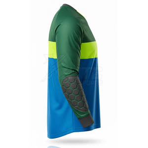 Maillot de gardien de but haute performance à manches longues 100 % polyester, grande taille, vêtement de sport de football conçu pour l'entraînement et les matchs - Product Image 5