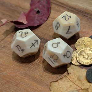 Precio de fábrica: Dados de hueso poliédricos de alta precisión para juegos de mesa DND RPG, accesorio de cadena de suministro al por mayor - Product Image 1