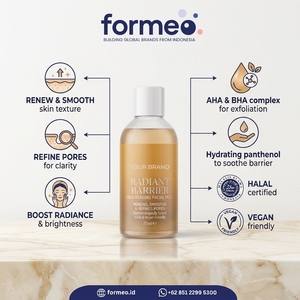 Gel Purifiant Exfoliant Personnalisé OEM/ODM avec Logo Privé, Gel Hydratant pour le Visage, Gel Nettoyant Doux Exfoliant pour Femmes - Product Image 1