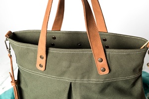 Bolsos Tote de Cuero de Alta Calidad, Diseño de Logotipo Personalizado, Multifuncionales, Personalizables al por Mayor, Bolsos Tote de Buena Calidad Personalizados - Product Image 4