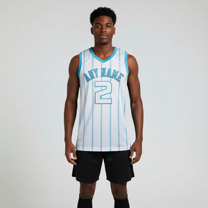 2026 Top Quality Custom Brand <b>Cheap</b> Sublimation White Stitched Printed Logo Men Basketball Uniform Plus Size <b>Sets</b> Sports Wear - Product Image 3