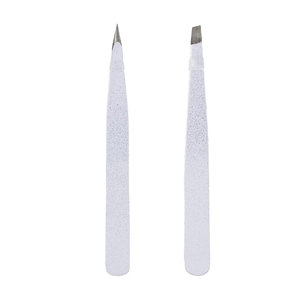 Stainless Steel Eyebrow Tweezer For Daily Use Ergonomic <b>Grip</b> Eyebrow Tweezer For <b>Control</b> Sharp Tip Eyebrow Tweezer For Accuracy - Product Image 1