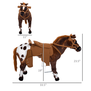 Cavallo a Dondolo in Legno per Bambini, Stile Animale, con Funzione di Gioco Attivabile con la Voce - Product Image 2