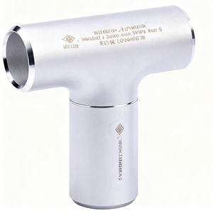 Raccord en T de réduction haute pression fabriqué au Vietnam, en acier inoxydable ASME B16.9, normes A SA403 304 304L 316 316L, raccords BSPT NPT de demi-pouce à douze pouces - Product Image 3