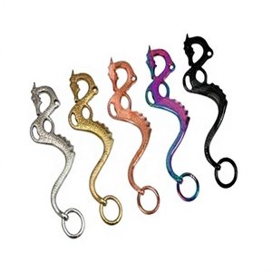 Harnais de cheval en acier inoxydable réglable style Dragon Hackamore, équipement d'équitation anglais et western, matériel d'entraînement - Product Image 5