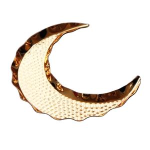 Platos de metal para comida, decoración de mesa en forma de Luna, dátiles y platos para servir galletas, Bandejas para servir postres al por mayor a buen precio - Product Image 1