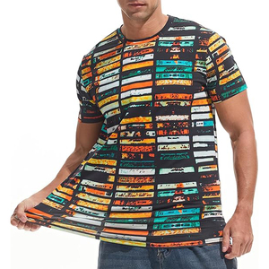Oversized Heavy Cotton Plain T <b>Shirt</b> Men 300GSM Streetwear Printed Soft Fabric Tees - Product Image 2