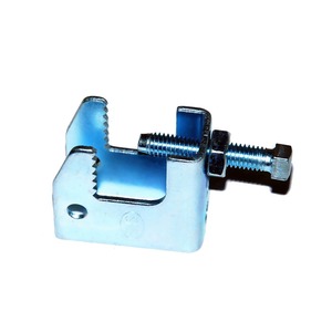 Collier de serrage pour poutre 12 mm en acier galvanisé, collier de serrage robuste pour tube, support de tige filetée, fixation industrielle, quincaillerie de construction - Product Image 5