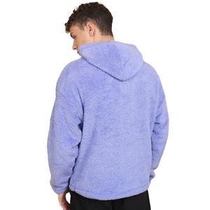 Custom Design <b>Men's</b> Casual Pullover <b>Sherpa</b> Fleece French Terry 100% Cotton Windproof Breathable Regular Fit Warm <b>Hoodies</b> For <b>Men</b> - Product Image 3