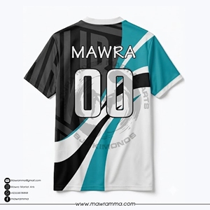 Maillot de football personnalisé à séchage rapide pour homme, maillot de foot par sublimation, t-shirt de fitness MAWRA MMA BJJ, kit d'équipe rayé, vêtements de sport d'entraînement - Product Image 4