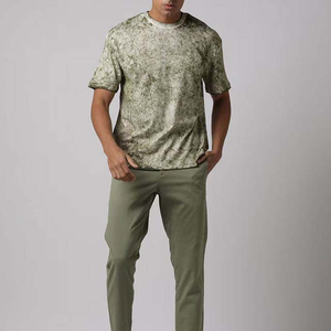 T-shirts vintage personnalisés 250g 100% coton, vêtements pour hommes grandes tailles, t-shirts oversize délavés à l'acide, t-shirts décontractés à col rond style streetwear - Product Image 4