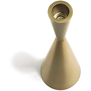 Elegant Durable Antique <b>Brass</b> <b>Candlestick</b> <b>Holder</b> Handcrafted Embossed Multi-Occasion Vintage Style Christmas Centerpiece Home - Product Image 4
