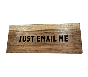 Handcrafted Wooden Desk <b>Name</b> <b>Plate</b> for Professional Workspaces Featuring Elegant Personalized Design - Product Image 1