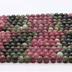 Perles rondes lisses en tourmaline naturelle AAA, 5 mm, pierres précieuses authentiques, pour la fabrication de bijoux, fournisseur en gros - Product Image 4