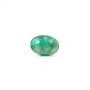 Emerald 2.8 Carat Oval Cut Loose Gemstone 12mm for Fine Jewelry - Product Image 2