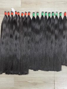 Trenzado a granel recto 100% extensiones de cabello humano vietnamita tejido de cabello buen servicio garantizado precio al por mayor para mujeres negras - Product Image 3