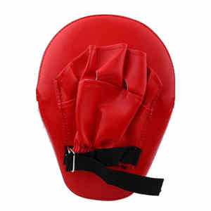 Mitaines de boxe et pads de frappe ronds en cuir PU personnalisés faits à la main, nouveau style, design professionnel respirant - Product Image 1