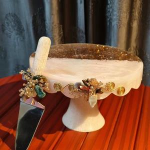 ขาตั้งเค้กเรซิ่นสวยงาม ขาตั้งเค้กเรซิ่น สำหรับงานวันเกิด โดย Natural Creations - Product Image 2