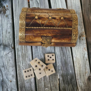 Dés de jeu en corne et os de haute qualité, uniques et très demandés, style vintage, de la marque PERFECT ENTERPRISES - Product Image 4