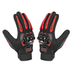 Nouveaux modèles de gants de motocross unisexes en cuir véritable, imperméables, compatibles avec les écrans tactiles, personnalisables, pour le motocross, les sports de plein air - Product Image 5