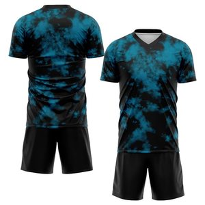 Maillot de football personnalisé pour adulte – Nom d'équipe personnalisé, uniforme par sublimation 100 % polyester respirant et léger, manches courtes, toutes saisons - Product Image 4
