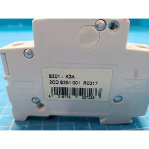 ABB S201-K3A 2CDS251001R0317 Miniatur-Leitungsschutzschalter Gebraucht Als Es Ist - Standfeste Halbleiterausrüstungsteile - Product Image 1