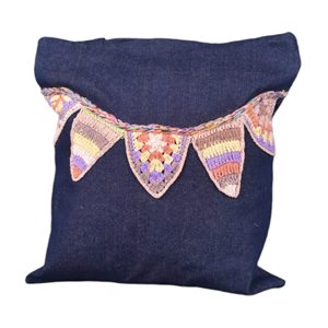 กระเป๋าผ้าฝ้ายทรงโฮโบสำหรับผู้หญิง - Product Image 1