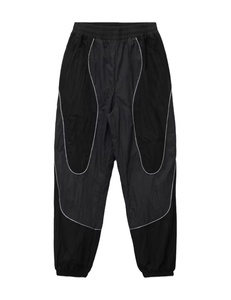 2025 nouveau Style femmes 2 pièces Patchwork léger Nylon fermeture éclair à capuche pantalon ensemble coupe-vent survêtement avec grande taille Option - Product Image 3